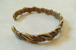 Rare Extremely Ancient Viking Bracelet Bronze Vintage Artifact Authentic 3