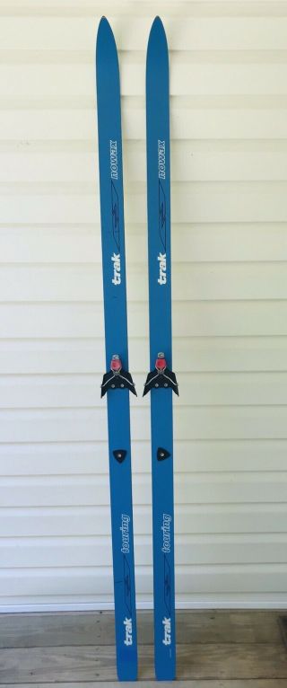 Vintage Trak Touring Nowax 188 Cm Cross Country Skis With Geze Bindings