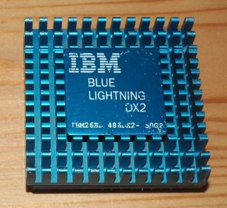 Ibm Blue Lightning Ibm26bl - 486dx2 - 50gp 50mhz 486 Cpu With Heatsink