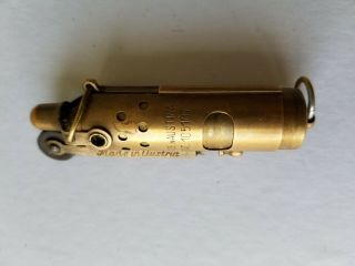 Wwi Windproof Trench Lighter Wwi Brass Imco Austria Made Vintage Pat.  105107