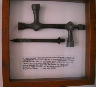Antique Firefighting Tool: The Famous Bed Key In Colonial Times