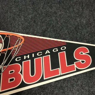 Vintage 90’s Era Retro Chicago Bulls Pennant Man Cave 3