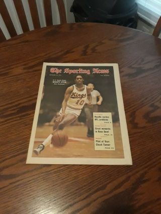 December 30,  1972 - The Sporting News - Nate Archibald Of The Kansas City - Omaha Kings