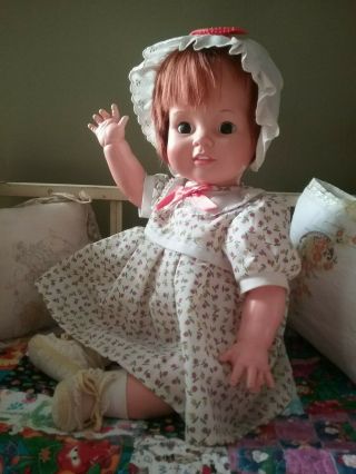 Baby Crissy Doll Vintage 1960s Ideal 23 " Vintage 1973