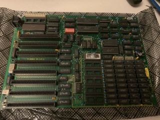 Vintage 1986 Turbo Plus Golden Star System Board Computer Pc Xt Motherboard