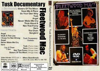 Fleetwood Mac Tusk Documentary & Live Concert Vintage 1981 Dvd - R