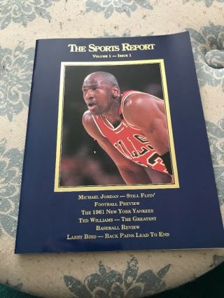 1992 The Sports Report First Edition Gold Michael Jordan Chicago Bulls /10,  000