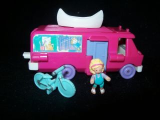 Euc 100 Complete Vintage Polly Pocket Home On The Go 1994