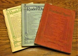 Set Of 3 Vintage 1933 Readers Digest Magazines