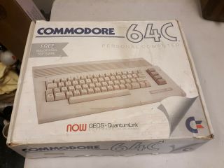 Commodore 64c Computer Empty Box
