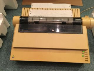 Vintage Apple Macintosh Imagewriter Ii A9m0310 W Box,  Ribbons & Paper