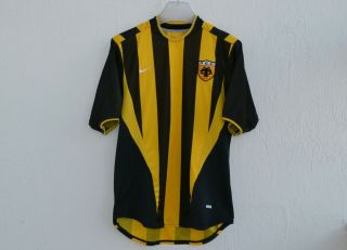 Aek Athens Home Football Shirt 2001/2002 Nike Size:m