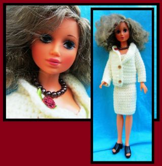Vintage Furga Fashion Doll,  18 Inches Tall,  Barbra Streisand,  Italy