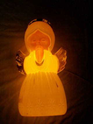 Vintage 1999 Grand Venture Praying Angel Lighted Christmas Blow Mold 18 "