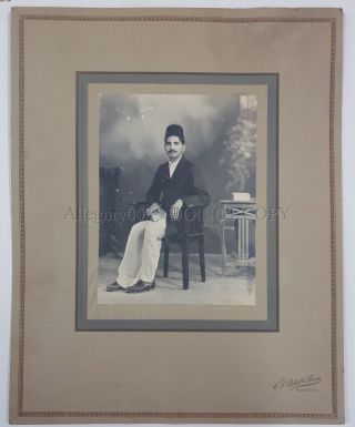 Vintage Photo INDIANS IN MOMBASA KENYA C D Patel 5.  75in x 7.  75in 2