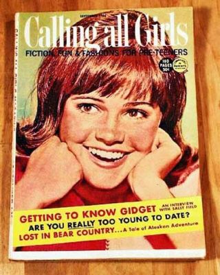 Calling All Girls,  Sept.  1966,  Vintage,  Soft Cover,  Illus