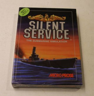 Silent Service By Microprose For Atari 400/800 -