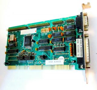Vintage Umc 16 Bit Isa Multi I/o Card Ide Floppy & Game Controller