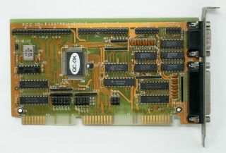 Biostar Circuit Board Fcc Id: Fi33290u - Io101 - 2 Rev: A Floppy,  Ide Multi - I/o Card
