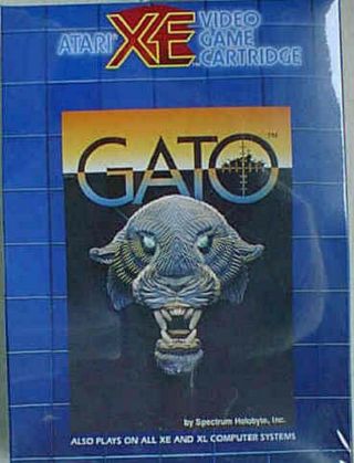 Gato Submarine Simulator Cartridge 800/xl/xe Atari