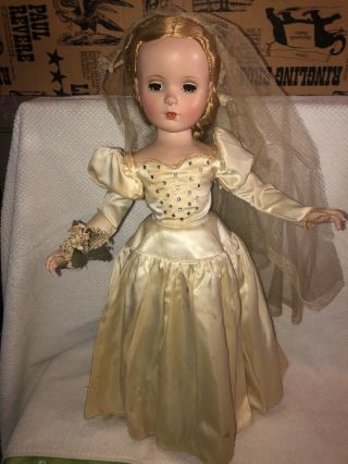 Vintage Mme Madame Alexander Doll Bride Jewels Wrist Tag Wendy ?