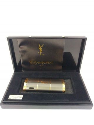 Authentic Ysl Yves Saint Laurent Gas Cigarette Lighter (japan)