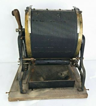 Antique Rotary NEOSTYLE Printer No.  8F Circa 1909 3