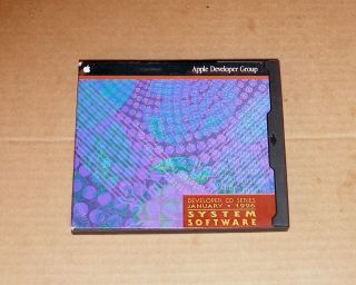 Rare Vintage Apple Computer Developer System Software Cd From 1996 By Apple