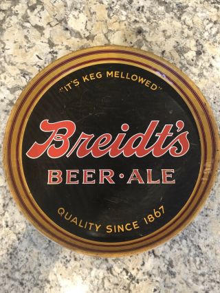 Vintage Breidt’s Beer Ale Tray Owens Illinois Can Company