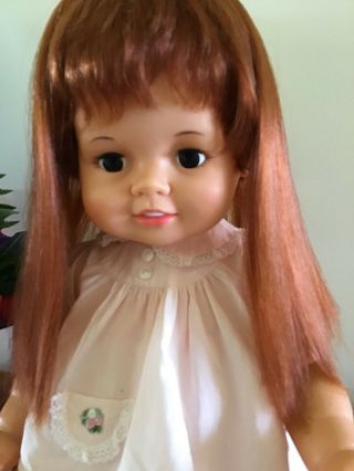 Vintage Ideal Baby Crissy 24 Inch Baby Doll Grow Hair.