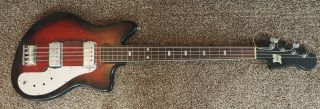 Vintage Kent Solid Body Electric Bass Guitar - Only
