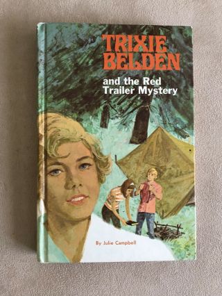 Vtg Trixie Belden The Red Trailer Mystery Whitman Hb 1970