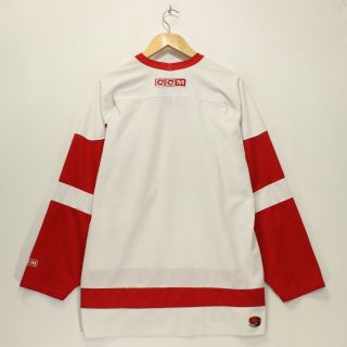 Vintage Detroit Red Wings CCM NHL Hockey Jersey Mens Size XL White 2