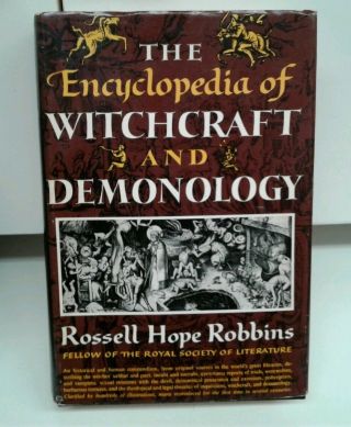 Vintage The Encyclopedia Of Witchcraft And Demonology By Rossell Hope Robbins