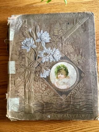 Antique Victorian Era Die - Cut/Trade Card/Litho/Scrapbook Album - LOADED,  60 Pages 2