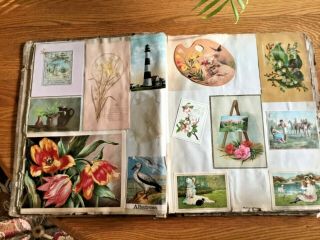 Antique Victorian Era Die - Cut/Trade Card/Litho/Scrapbook Album - LOADED,  60 Pages 3
