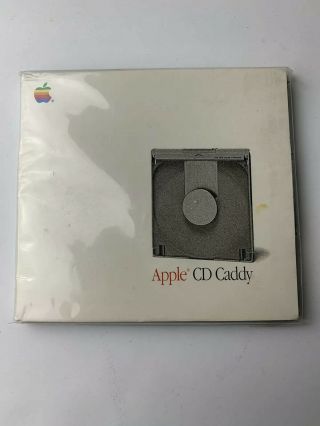 Vintage 1988 Apple Mac Macintosh Cd Cd - Rom Disc Caddy