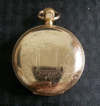 Antique Hampden Pocket Watch 11jewels Grade:the Dueber Watch Co " Runs " Hunter