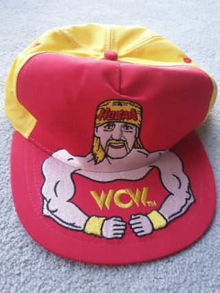 Wcw Hulk Hogan Hulkamania Retro Vintage Rare Baseball Cap Wwf Nwo