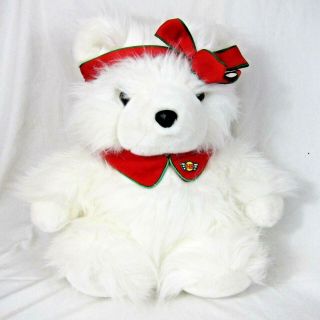 Dayton Hudson Vintage Santa Bear 1987 Christmas Stuffed Animal Teddy Bear 16 "