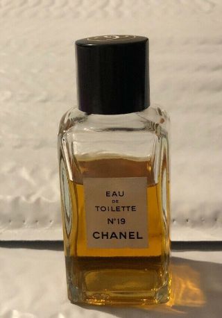 Vintage Chanel Eau De Cologne No 19 4 Oz 70 Full Discontinued Rare