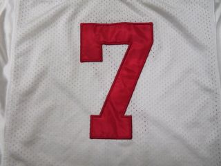 Ohio State Football Jersey Youth Medium 12/14 White 7 Sewn Stitched 3