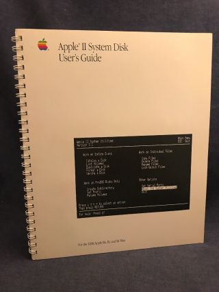 1988 Apple Ii System Disk User 
