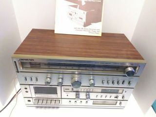Vintage Soundesign 5959 Am Fm Stereo Receiver Cassette Recorder 8 Track Player