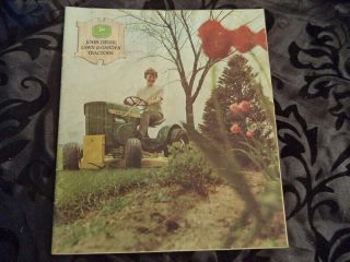 John Deere Vintage Lawn & Garden Tractor Sales Brochure