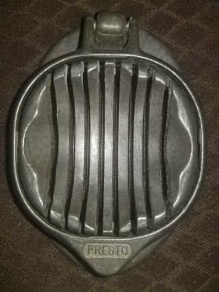 Vintage Presto 4 Way Egg Slicer Kitchen Gadget Tool Cast Aluminum Patent Pending