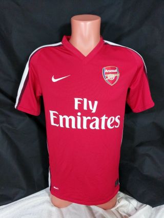Arsenal Fc 2008 2010 Football Shirt Soccer Jersey 287535 614 Nike Size Small