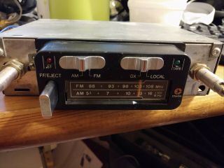 Clarion Pe - 554a Rare Shaft Style Vintage Car Radio Cassette Player