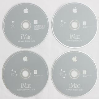 Apple Imac Early 2001 Powermac4,  1 Software Restore Discs Osx 10.  0.  3 & 9.  1