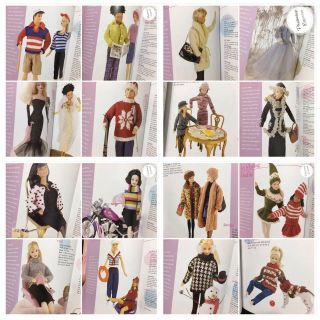 Barbie 75 Knitting Patterns Wedding/evening/casual/vintage/clothing/dresses